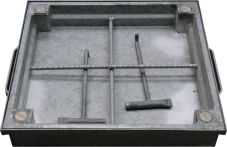 VOLFI Schachtabdeckung feuerverzinkt SA-VB Klasse B 125 befahrbar, GWD 30/30