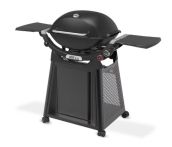 Weber leistungsstarker Gasgrill Q3200N+ schwarz - mit Premium-Rollwagen
