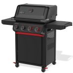 Weber innovativer Gasgrill SPIRIT E-425C Stealth Edition schwarz - mit SEAR-Boost Funktion und 4-Brennern
