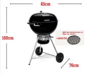 Weber Holzkohlegrill MASTER-TOUCH GBS Premium SE E-5775 schwarz - Ø 57 cm