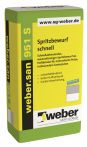 weber.san 951 S Sanier-Spritzbewurf schnell zementgrau - 25 Kg