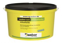weber.san Silikatfarbe weiß - 15 Liter