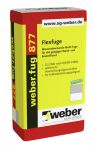weber.fug 877 Flexfuge - Fugenmasse - 15 Kg