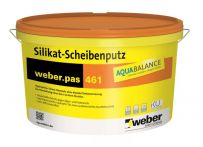 weber.pas 461 AquaBalance Silikat-Scheibenputz 25 Kg