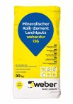 weber.dur 136 mineralischer Kalk-Zement-Leichtputz, 30 Kg