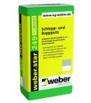 weber.star 249 AquaBalance Schlepp- und Rappputz, 25 Kg