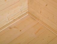 Weka Boden 16 mm für Gartenhaus 209 Gr. 1 - Natur unbehandelt