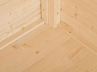 Weka Boden 16 mm für Gartenhaus 209 Gr. 3 - Natur unbehandelt