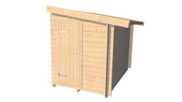 Weka Anbauschuppen für klassisches Stecksystem