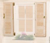 Weka Fensterladen 2-seitig für Weka Weekendhaus 138