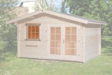 Weka Einzelfenster für weka Gartenhaus 45 mm, 91x91 cm - Natur