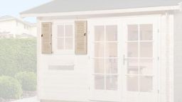 Weka Fensterladen 2-seitig für Fenster 69x79 cm - Natur