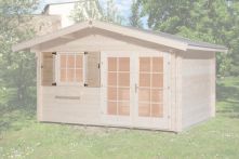 Weka Fensterladen 2-seitig für Fenster 91x91 cm - Natur