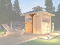 Weka Bausatz Treseneingang, Natur, für Gartenoase 651 Gr. 3