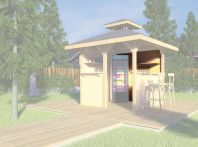 Weka Wandelement geschl. für Gartenoase 651 Gr. 1