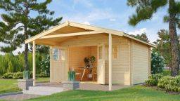 Weka Gartenhaus 136 Natur A