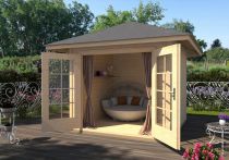 Weka Gartenhaus 177 4-Eck Natur