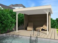 Weka BS Wandset für Gartenlaube 657 Gr. 2 - 2 halbe Seitenwände + Rückwand