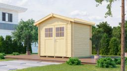 Weka Gartenhaus Premium28 DT Natur