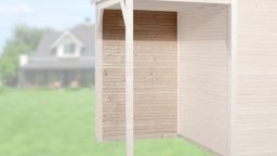 Weka Rückwandpaket für Anbau wekaLine 150 cm - Naturbelassen