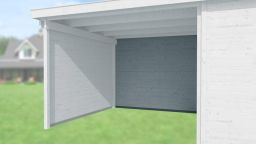 Weka Rückwand für Anbau 295 cm, 21 mm für Typ 126 und 172 - Grau