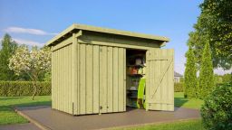 Weka Lagerhaus 607 A, kesseldruckimprägniertes Fichtenholz