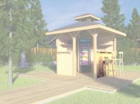 Weka Bausatz Tresenwand 28 mm Natur für Gartenoase 651 Gr. 1