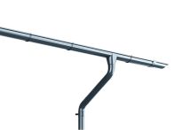 Weka Dachrinnenset 1x4,0 m verzinkt