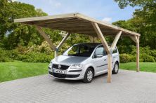 Weka Y-Einzel-Carport 612 - Flachdach