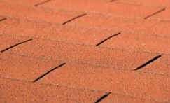 Weka Dachschindeln rechteckig 3 m² - Rot