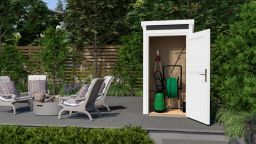 Weka Gartenhaus 367 - 1x1 Elementhaus mit Pultdach