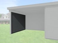 Weka Seitenwand 28 mm, wekaLine für Haustyp wekaLine 172, Tiefe 295 cm - Anthrazit