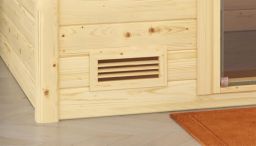 Weka Zuluft-Blende für Massivholzsaunen VALIDA