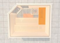 Weka Querliege für Saunatiefe 144/148 cm