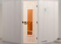 Weka Massivholztür mit Glaseinsatz