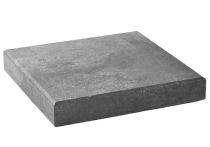 Weserwaben Trend-Line Pfeilerabdeckung glatt grau-weiß meliert | 36,5x36,5x6 cm