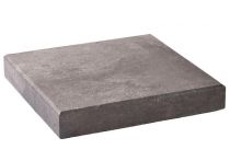 Weserwaben Trend-Line Pfeilerabdeckung Anthrazit nuanciert glatt | 36,5x36,5x6 cm