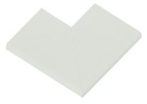 Weserwaben Licia Beckenrandstein Element Außenecke 90° fein-sandige Optik Weiß | 49,6/49,6x31,0x3,5 cm