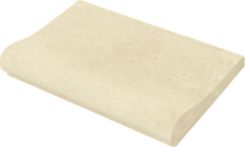 Weserwaben Solum gewölbt Element gerade elegant-variierend champagne