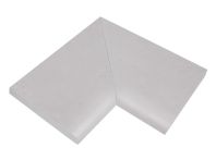 Weserwaben Solum Element Ecke 90° elegant-variierend naturgrau