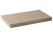 Weserwaben Mauerabdeckung Flach Naturgrau glatt