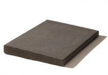 Weserwaben Mauerabdeckung Pultdach Anthrazit glatt