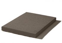 Weserwaben Mauerabdeckung Flach Anthrazit glatt