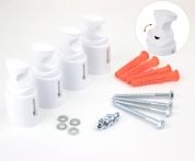 Ximax Badheizkörper Kunststoffhalterung 3-fach - Chrom