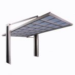 Ximax Aluminium Carport My-Port Typ 60 Edelstahl-Look