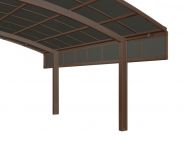 Ximax Carport Zubehör Seitenwand Höhe 1000 mm - 2 Module