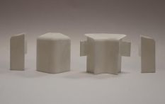 Ziro Innenecke weiss 15x60 mm für digital bedruckte Leiste