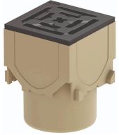 Aktionsware - ACO Self Euroline Eckelement mit Eckrost aus Gusseisen