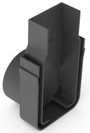 ACO Slimline Endkappe mit seitlichen Auslass für Linienentwässerung