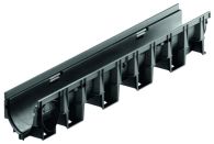 ACO XtraDrain Entwässerungsrinne aus Kunststoff, Kunststoffkante - 1 m lang